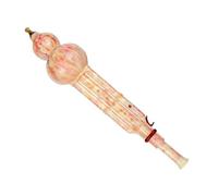 Strumento Etnico Professionale Cinese Fatto A Mano Hulusi Flauto Doppio Tono C Chiave Flauto Di Zucca Con Custodia Professionale Hulusi (Color : Style 04)