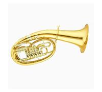 Strumento Eufonio Eufonio In Ottone Laccato Oro 4 Valvola A Pistone Rotante Eufonio In Sib Con Bocchino E Accessori