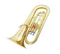 Strumento Eufonio Ottone Laccato Oro Si Bemolle Tre Supporti Chiave Eufonio Strumento In Ottone Con Valvola A Tre Pistoni Con Accessori