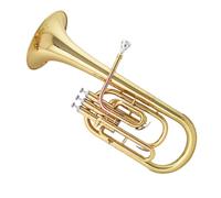 Strumento Eufonio Ottone Laccato Oro Supporto Chiave Corno Contralto Mi Bemolle Banda Strumento Professionale Per Spettacoli Teatrali Per Studenti Adulti