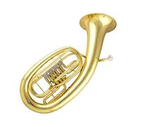 Strumento Eufonio Quattro Tasti Piatti E Uno Verticale Sono Adatti Ai Principianti Che Vogliono Suonare L'eufonio Come Strumento Professionale(3/4)