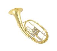 Strumento Eufonio Strumento A Corno Tenore Eufonio A Tre Chiavi Bemolle In Si Bemolle In Ottone Laccato Oro Con Corpo In Bronzo Fosforoso E Bocchino A Tubo