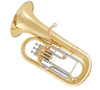 Strumento Eufonio Strumento Eufonio Grande In Ottone Laccato Oro B Supporto Piatto Chiave A Tre Chiavi Strumento Professionale In Ottone