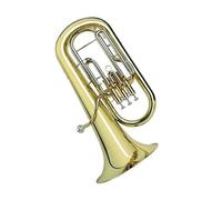 Strumento Eufonio Strumento In Ottone Eufonio Con Tre Chiavi In ottone Laccato Oro Con Custodia