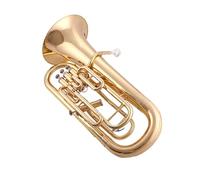 Strumento Eufonio Strumento Tuba Professionale Con 3 Chiavi Di Supporto E Una Chiave Laterale Eufonio In Ottone Laccato Oro Si Bemolle