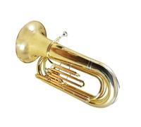Strumento Eufonio Supporto Chiave Eufonio Sib Piatto Ottone Laccato Oro Strumento A Fiato Occidentale Con Custodia