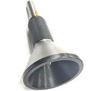 Strumento fai-da-te manuale per trovare il centro su una barra rotonda