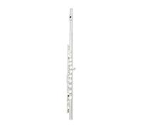 Strumento Flauto A Foro Aperto Flauto A 16 Fori In Do Con Tubo Di Rame Bianco Per Principianti(Silver)