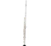 Strumento Flauto Con Chiave E Strumento Musicale Flauto 16/17 Fori Flauta Trasversale Placcata In Argento Otturatore Chiave C(877)