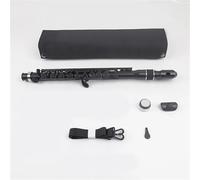 Strumento flauto con chiave in Do Bocchino tipo O Flauto Professionales(BLACK BLACK)