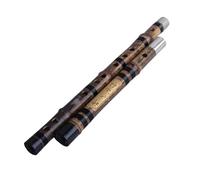 strumento flauto di bambù Flauto di bambù professionale Strumenti musicali a fiato a due sezioni da concerto Dizi Flauta trasversale con borsa(E KEY)