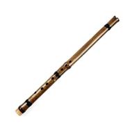strumento flauto di bambù Flauto di bambù verticale con 8 fori per le dita chiave bB/chiave G strumento a fiato tradizionale cinese marrone(BB Key)