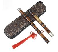 Strumento Flauto Di Bambù Realizzato Con 8 Anni Di Bambù Amaro Essiccato All'aria Flauto Di Bambù Tasti C/D/E/F/G Strumenti Musicali Tradizionali(D)