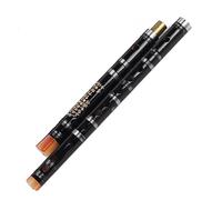 strumento flauto di bambù Strumenti musicali Flauta trasversale Flauta di bambù nero a 6 fori per le dita(Key Black G)