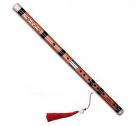 strumento flauto di bambù Strumenti musicali Flauta trasversale Flauta in bambù a 6 fori per le dita in Ironwood(D Key Wood)