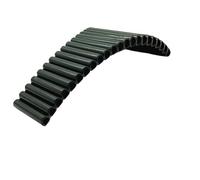 Strumento flauto di pan 22 Tubi Flauti Di Pan In Plastica G Key Pan Pipes Strumenti Musicali Popolari Fatti A Mano Flauto Di Pan Flauti Di Pan Per Mano Destra/sinistra (Color : BK Left hand)