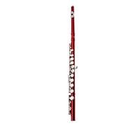 Strumento Flauto Flauto A 16 Fori Chiave C Flauto Nichelato Colorato Chiave E Flauto Per Strumenti Per Esami Per Principianti(Red)