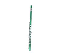 Strumento Flauto Flauto A 16 Fori Con Tono C E Chiave E Strumento A Fiato In Rame Nichelato Tubo In Cupronichel Con Accessori(Green)