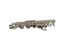Strumento Flauto Flauto A 16 Fori Placcato Argento Con Otturatore Diviso In Mi