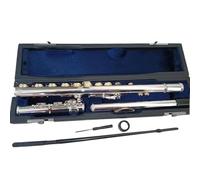Strumento Flauto Flauto Placcato In Argento 16 Fori Chiave Chiusa In Do Argentato In Cupronichel Flauta Instrumentos Trasversale Con Chiave In Mi Flauto