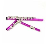 Strumento Flauto Flauto Rose C Keys 16 Fori Ravvicinati Materiale Cupronichel Flauto Nichelato Con Chiave E