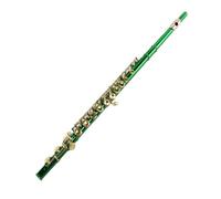 Strumento Flauto Flauto Verde 16 Fori Foro Chiuso Flauto C Coda B Chiave E Flauto Chiave D'oro
