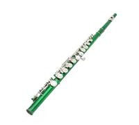 Strumento Flauto Flauto Verde A 16 Fori Con Accordatura In Do Strumento A Fiato In Legno Flauto A Tubo In Cupronichel Argentato Nichelato Con Accessori