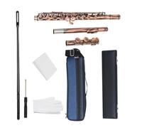 Strumento Flauto Professionale Flauto Chiuso A 16 Fori Con Chiave In Do Rosso Bianco Rame Strumento A Fiato Professionale Per Principianti Con Scatola