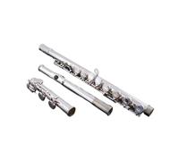 Strumento Flauto Strumento Flauto Chiave C 16 Fori Chiusi Flauto Placcato In Argento Nichelato Livello Principiante Esame Suonare Il Flauto Chiave E