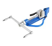 Strumento for cinghia a cricchetto in acciaio inossidabile blu, pistola for cinghia in acciaio a vite, confezione con serraggio in stile Hoeist dalla Cina continentale