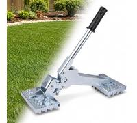 Strumento For Cuciture Pro Turf, Estrattore For Pinze Erba Artificiale | L'azione a leva stringe le cuciture Solo, artigli a 9 file, impugnatura antiscivolo, pronto all'uso(Silver)