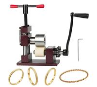 Strumento for la creazione di gioielli, pressa piegatrice for gioielli in metallo a manovella, macchina for la creazione di braccialetti, presse rotonde con maniglia staccabile e base stabile, for la