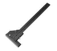Strumento for la lavorazione del legno Righello a T Calibro scorrevole Lega di alluminio Scribe Righello Calibro di profondità T-Square Strumenti di misurazione for incisione Calibro di marcatura Stru