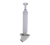 Strumento for la pulizia degli scarichi anti-blocco, pompa a vuoto ad alta pressione, ventosa e sturalavandini multifunzionale in silicone(Arc-shaped white)