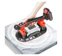 Strumento for l'installazione di piastrelle a 6 velocità, macchina vibrante antiscivolo portatile con ventosa elettrica, alimentato a batteria senza fili,Costruzione robusta
