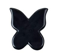 Strumento for massaggi raschianti a farfalla con cristalli naturali Gua Sha, gemma di quarzo for lifting facciale e massaggio rassodante, ossidiana Collezioni di casa