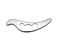 Strumento for massaggio raschiante Gua Sha in acciaio inossidabile, massaggio for la salute fitness dragaggio piastra raschiante for rilassamento muscolare meridiano 1 pezzo