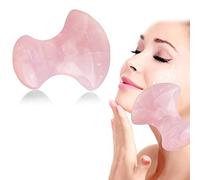 Strumento for massaggio raschiante in giada naturale a forma di fungo Gua Sha, for spa, agopuntura, terapia, trattamento dei punti trigger, meditazione rilassante, raschiatura tradizionale, quarzo ros
