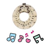 Strumento for melodia in legno, Ruota degli accordi for musicisti, Ruota del cerchio delle quinte, Ruota in legno circolare e strumento educativo musicale, Strumento di trasposizione musicale for note