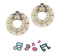 Strumento for melodia in legno, Ruota degli accordi for musicisti, Ruota del cerchio delle quinte, Ruota in legno circolare e strumento educativo musicale, Strumento di trasposizione musicale for note