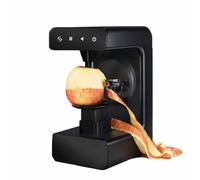 Strumento for sbucciare le mele, sbucciatore multifunzionale for frutta e verdura, spegnimento automatico, facile da pulire(Black)