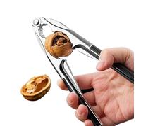 Strumento - gadget da cucina con manico ergonomico, in noce nero, per schiacciare nocciole e frutti di mare, casa, ristorante, campeggio, appartamento, dormitorio, feste