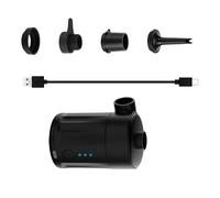 Strumento Gonfiaggio Compatto Ricaricabile Con 4 Accessori Per Materassi E Componenti Aggiuntivi Per Piscina Gonfiatore Da Viaggio A Piano Sottile