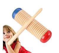 Strumento Guiro per Bambini - Istruzione percussioni - Strumento musicale con Bastoni Ritmo Strumento Allenamento Musicale per Bambini Principianti Delr