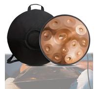 Strumento Handpan Drum da 432Hz/440Hz, Steel Tongue Drum da 9/10/ 12 Note con Tripode, Battenti e Borsa per il Trasporto, Hand Pan Drum da 55cm per la Guarigione del Suono, la Meditazione o lo Yoga (