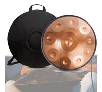 Strumento Handpan Drum da 432Hz/440Hz, Steel Tongue Drum da 9/10/ 12 Note con Tripode, Battenti e Borsa per il Trasporto, Hand Pan Drum da 55cm per la Guarigione del Suono, la Meditazione o lo Yoga (