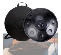 Strumento Handpan Drum da 432Hz/440Hz, Steel Tongue Drum da 9/10/ 12 Note con Tripode, Battenti e Borsa per il Trasporto, Hand Pan Drum da 55cm per la Guarigione del Suono, la Meditazione o lo Yoga (
