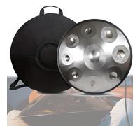 Strumento Handpan Drum da 432Hz/440Hz, Steel Tongue Drum da 9/10/ 12 Note con Tripode, Battenti e Borsa per il Trasporto, Hand Pan Drum da 55cm per la Guarigione del Suono, la Meditazione o lo Yoga (