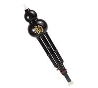 Strumento Hulusi In Resina Bicolore Chiave C/SI Bemolle Flauto Hulusi Per Principianti Adulti Con Nodo Cinese Professionale Hulusi (Color : BK, Size : C key)