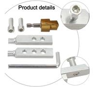 Strumento idraulico valvola angolare estrattore fili e set punte trapano solleva